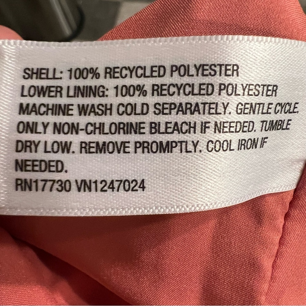 NWT Women's Tie- Front Flutter Short Sleeve Pink Mini A-Line Dress XL - Picture 11 of 12